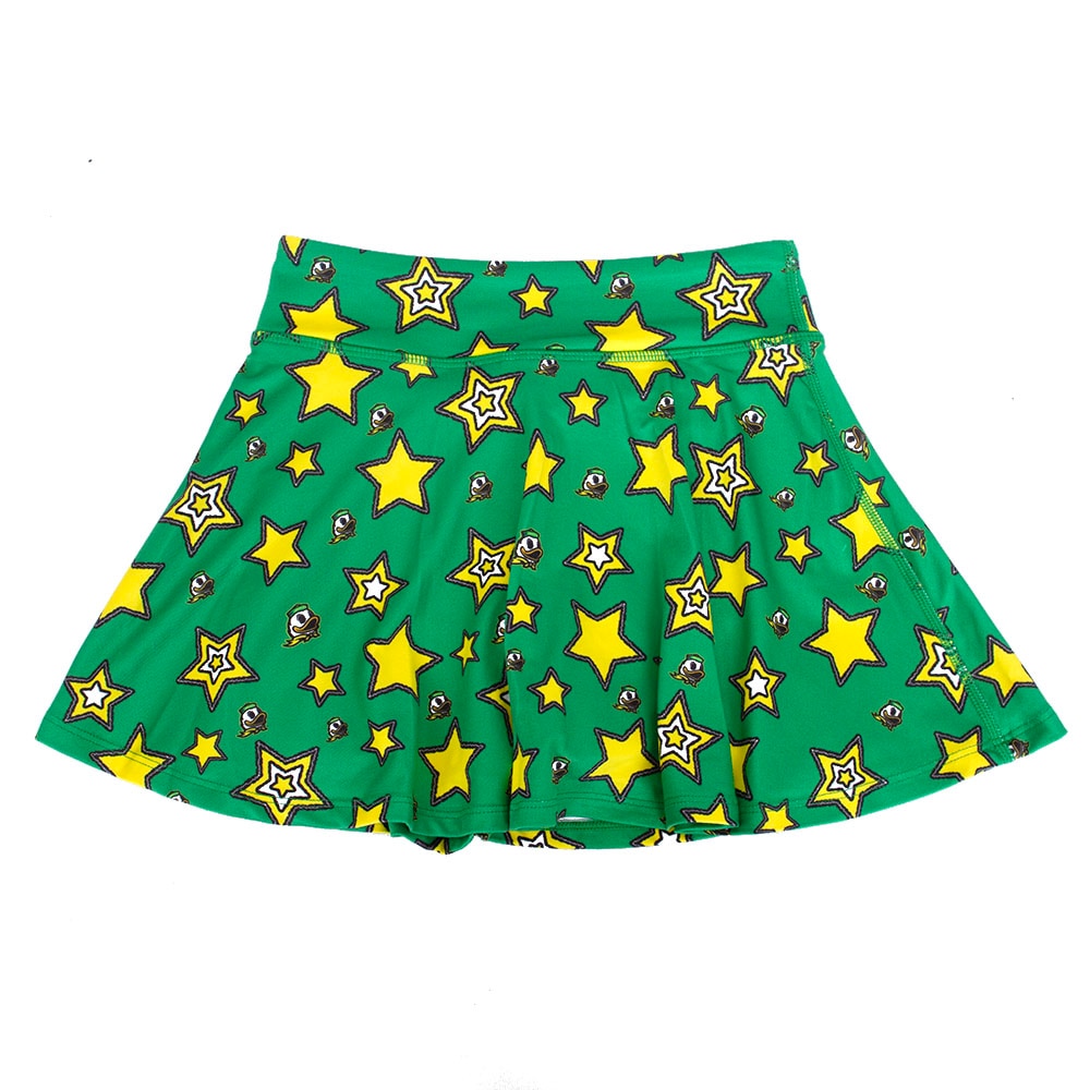 Ducks Spirit, Zoozatz, Green, Dress/Skirt, Polyester Blend, Kids, Youth, Stars and Mascot, 802876